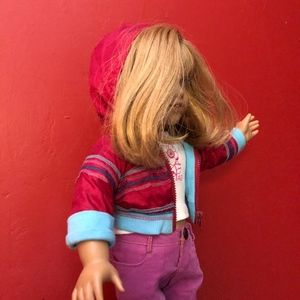 American girl red jacket